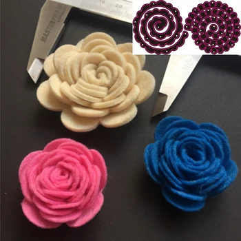 

Spiral Flower Metal cutting Mould cutting Mould scrapbook Decoration embossed Photo album Decoration Card making DIY Handicrafts
