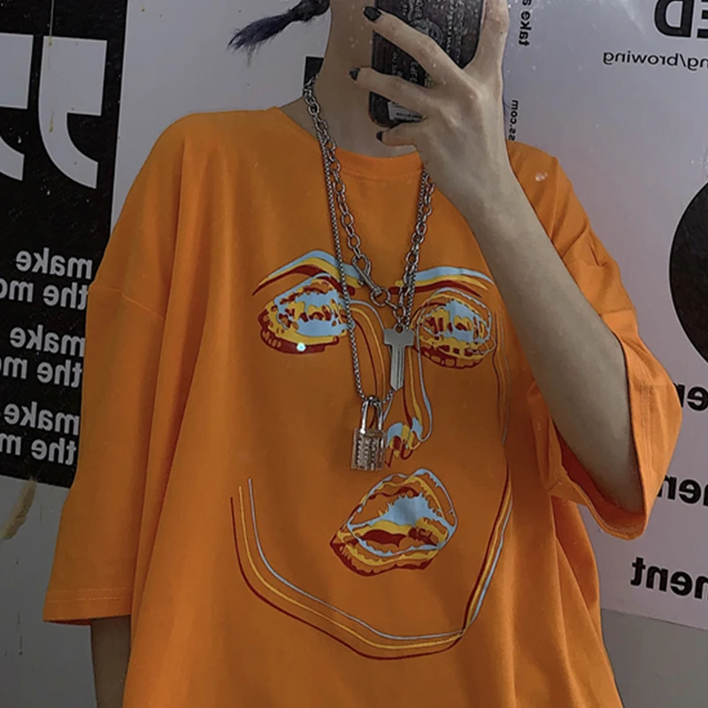 

T-shirts Women Short Sleeve O-Neck Women T Shirt Printing Female Shirts Tee Tops Harajuku Woman T-shirt for Women's Clothes