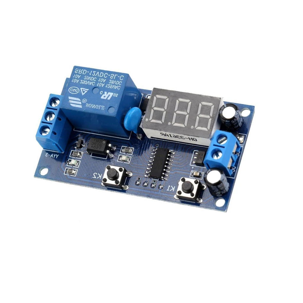 DC 12V Digital Delay Timer Relay Control Switch Module PLC Auto Multifunction Circuit