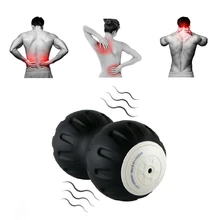 Горячий арахис Электрический вибрирующий Массажный мяч для тренажерного зала расслабляющий упражнения Пилатес Йога Тренировка фасции массаж роликовый мяч релиз мышц