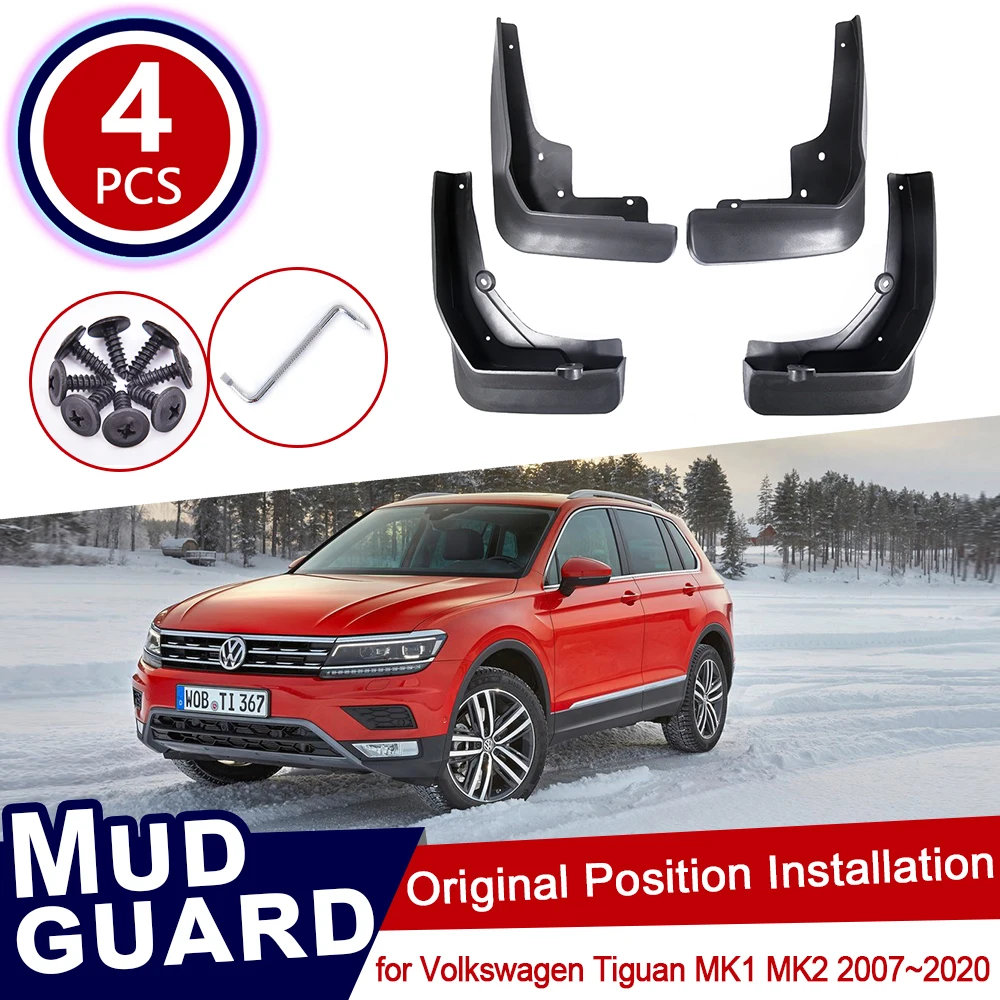 Передние и задние брызговики для Volkswagen VW Tiguan MK1 MK2 2007 ~ 2020 2016 2017 2018 | Автомобили