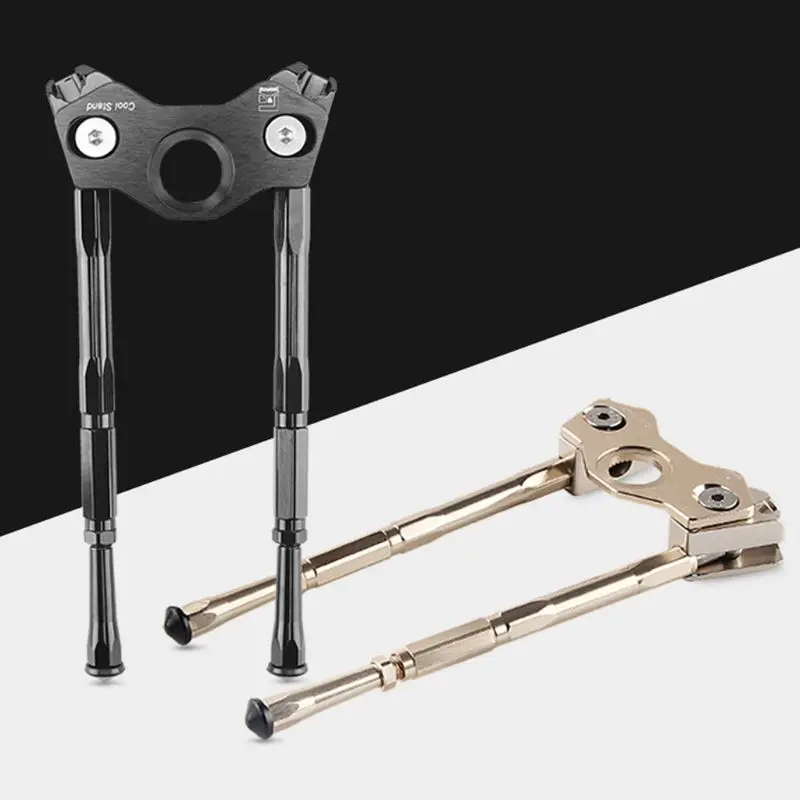 Велосипед Kickstand алюминиевый сплав двойные ножки регулируемая высота парковочная стойка