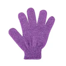 1 шт. отшелушивающий скраб для тела массаж кожи нейлоновые перчатки Душ Ванна E7CF