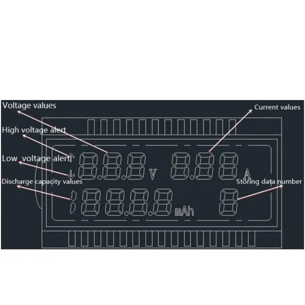 Usb детектор тока и напряжения ЖК-дисплей тестер емкости батареи полезные Основные аксессуары