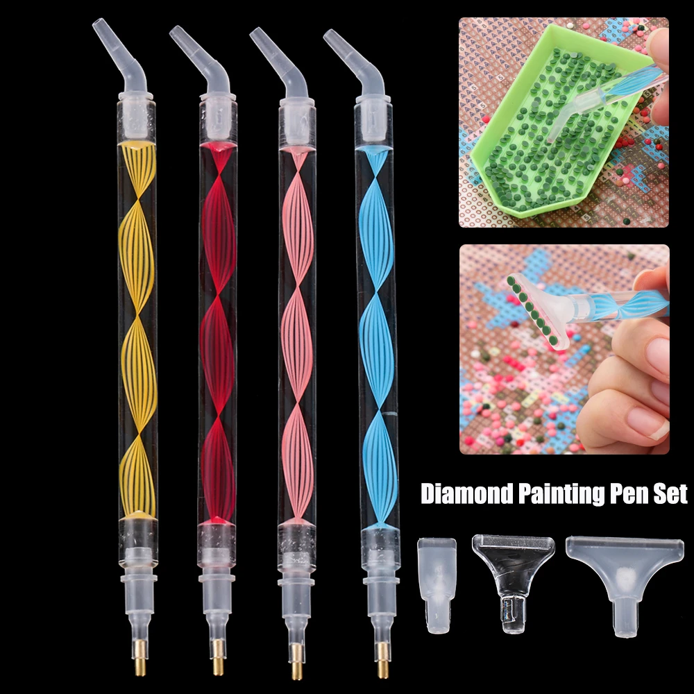 1Pc 5D Diamond Painting Tool Point Drill Pen Embroidery Cross Stitch DIY Supply 