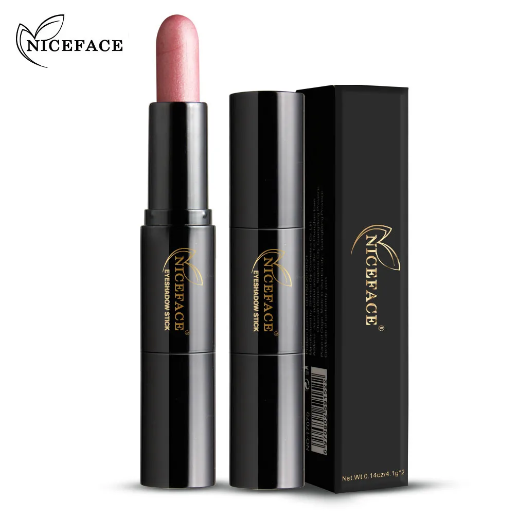 Новинка 2019 Niceface двухконтурные тени для век палочки макияжа карандаши с блеском