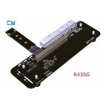 

M.2 keyM NVMe External Graphics Card Stand bracket with PCIe3.0 x4 Riser Cable 25cm 50cm 32Gbs For ITX STX NUC VEGA64 GTX1080ti
