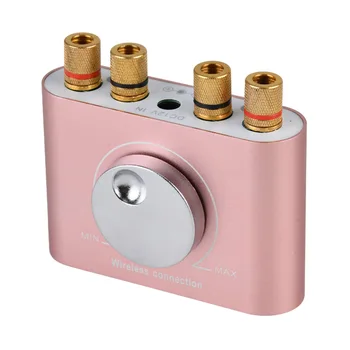 

Hi-Fi Stereo 2.0 Bluetooth 4.2 Amplifier Channel Mini Desktop Audio Digital Amplifiers Mini Amp 60W*2 Home Theater AUX Bluetooth