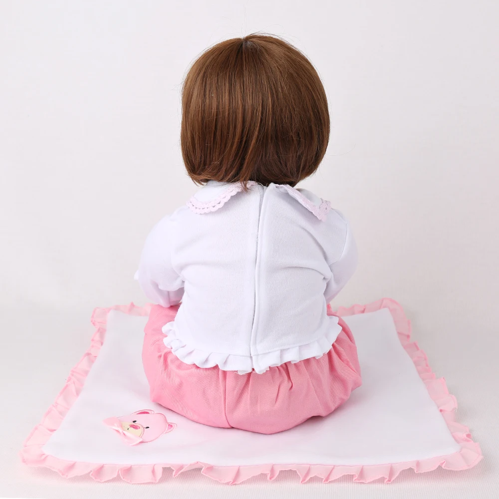 NPKDOLL Reborn Baby полностью виниловые игрушки Реалистичные Bebe дети поддельные младенческие развивающие ванны дети Playmate Babe Boneca