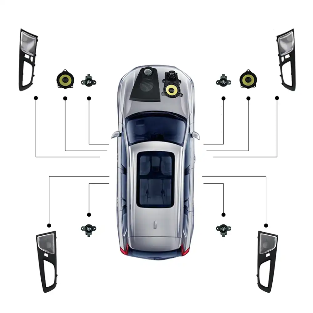 Midrange speaker For Volvo S90 V90CC XC60 XC90 series car door mid range loudspeaker HiFi audio