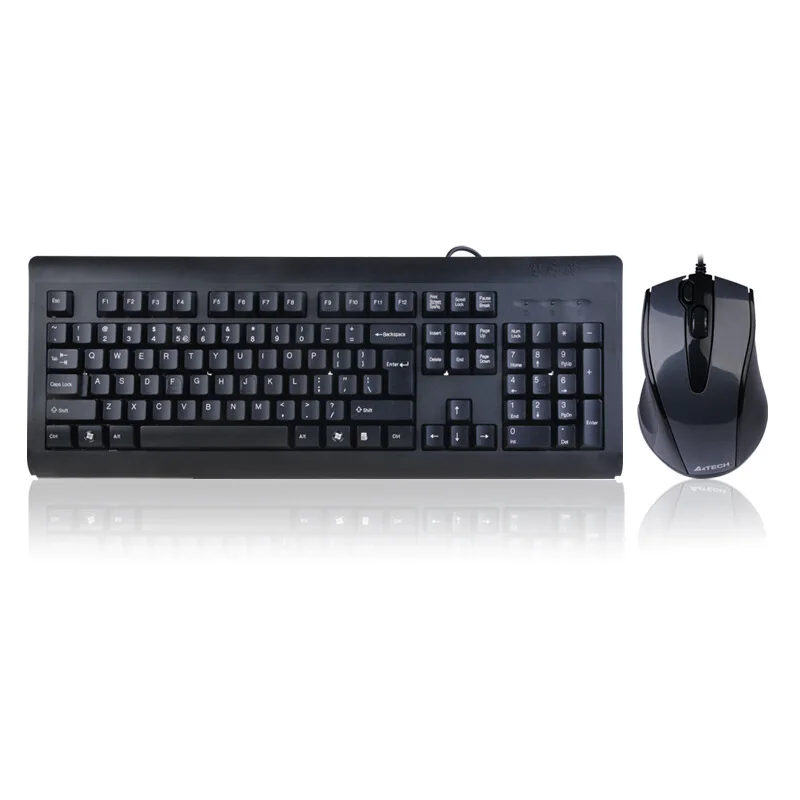 

Shuangfeiyan (A4TECH) KB-N8500 Cable Office Household Desktop Computer Mouse Keyboard Set