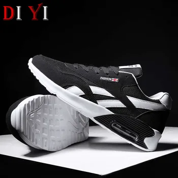 

Air Cushion Men Shoes Mesh Breathable Men's Sneakers for Running Platform Sports Shoes Man Low Sport Shoes Men Walk Footwear A02