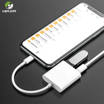 

OTG Adapter For iPhone iPad Lightning To USB OTG Cable U-Disk Keyboard Converter USB Camera Adapter Lightning Cable For IOS 13