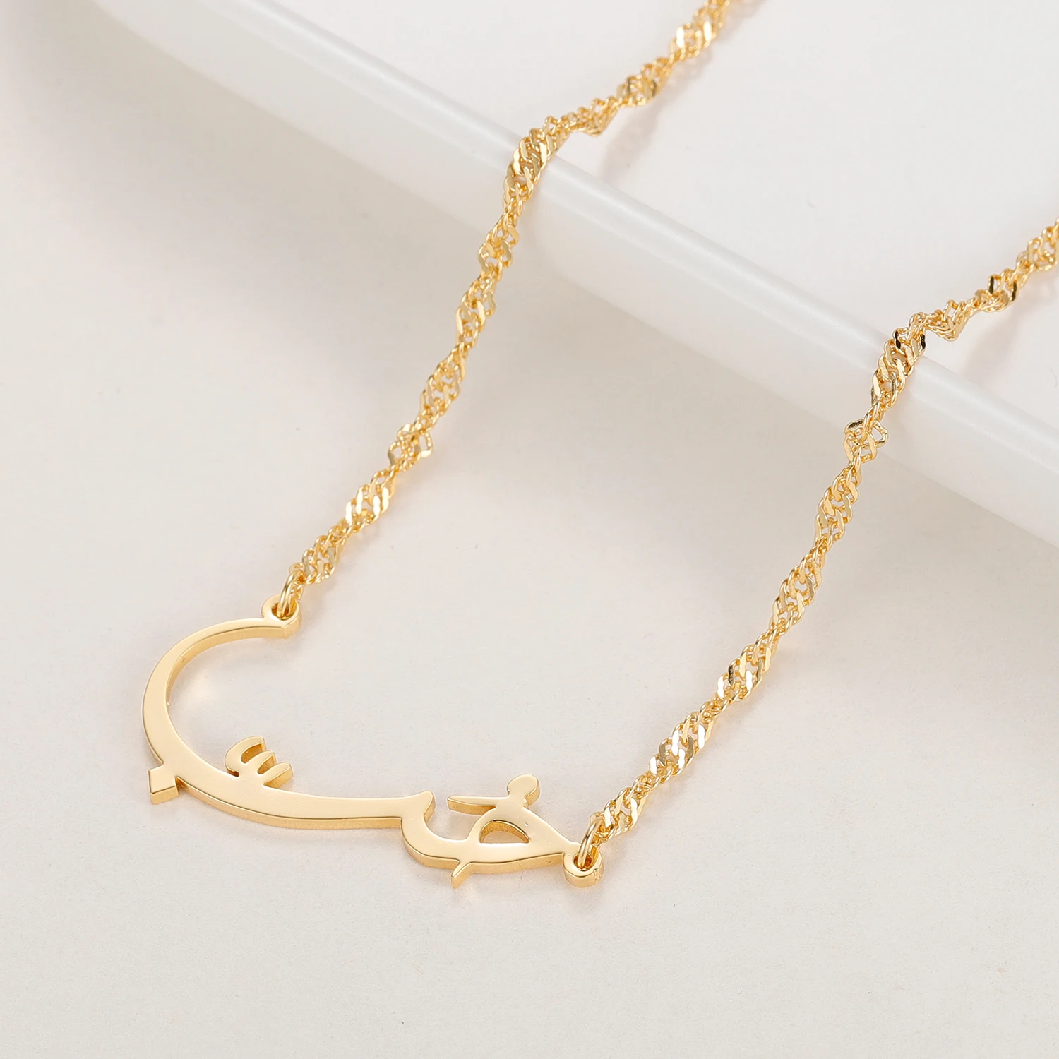 MYDIY Arabic Love Necklace Statement 