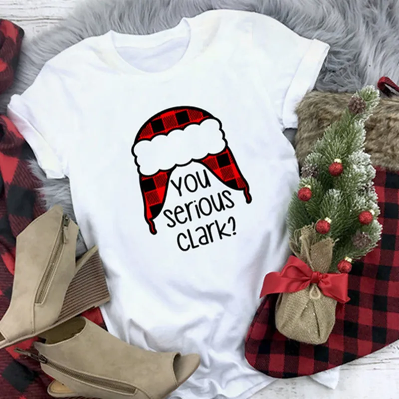 

Модные футболки с графическим рисунком, Милая футболка, хипстерская футболка, Женская клетчатая футболка на Рождество, женская футболка