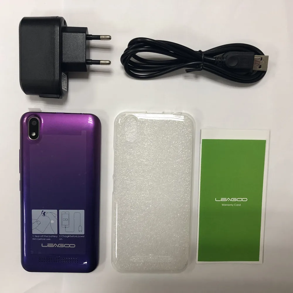 LEAGOO Z10 смартфон с 5 дюймовым дисплеем четырёхъядерным процессором MT6580M ОЗУ 1 ГБ ПЗУ