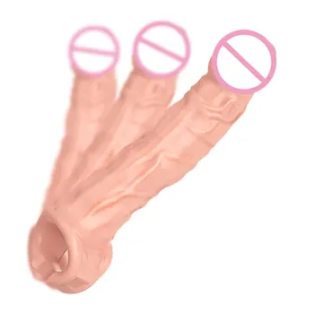 JWZGA Reusable Condom Penis Extender Sleeve Erotic Sex Toys For Adults Sex Products Cock Rubber For Men 18 Plus 6