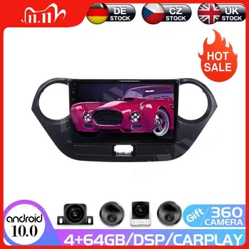 

Android 10 4+128G PX6 For Hyundai I10 2013 2014 2015 2016 IPS HD Screen Radio Car Multimedia Player GPS Navigation Audio Video