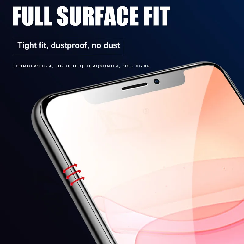 100D полное покрытие Гидрогелевая пленка для iphone 11 Pro Max X XR XS мягкая защитная пленка для экрана для iphone 7 8 PLus объектив камеры стеклянная пленка