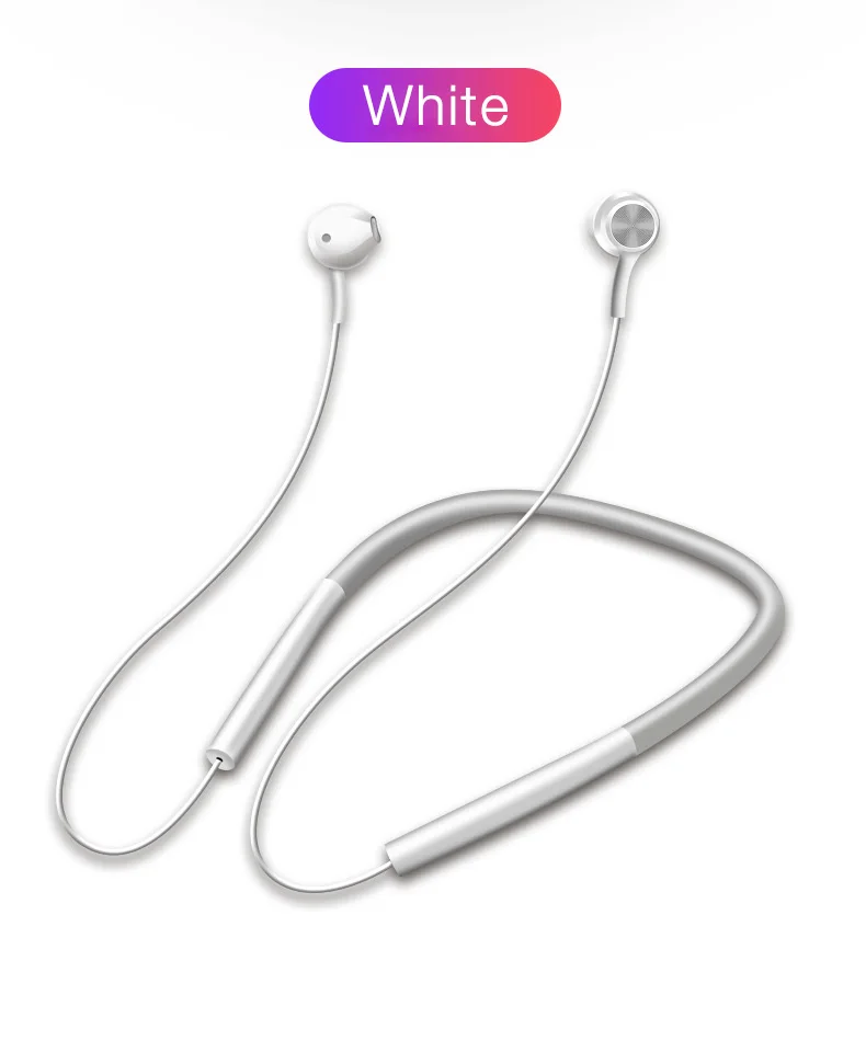 KUSDO Bluetooth наушники беспроводные магнитные шейные наушники громкой связи спортивные стерео наушники для samsung Xiaomi с микрофоном