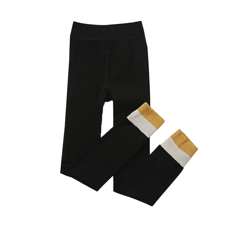 

Toddler Trousers Bottoms Baby Girls Soft Pants Leggings Children Cute Patchwork Design Stretchy Warm Trousers Bottoms