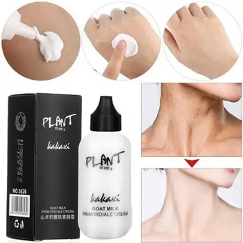 

Blue ZOO 50ml Makeup Foundation Primer Goat Milk Cream Whitening Moisturizer Waterproof Bright Makeup Foundation Primer