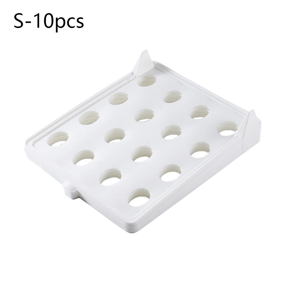 S 10pcs white 10 шт./лот, Складные держатели для хранения одежды, шкаф для одежды, ящики для одежды, отделочные стеллажи, Домашняя футболка, нижнее белье, органайзер, доска - Цвет: S 10pcs white