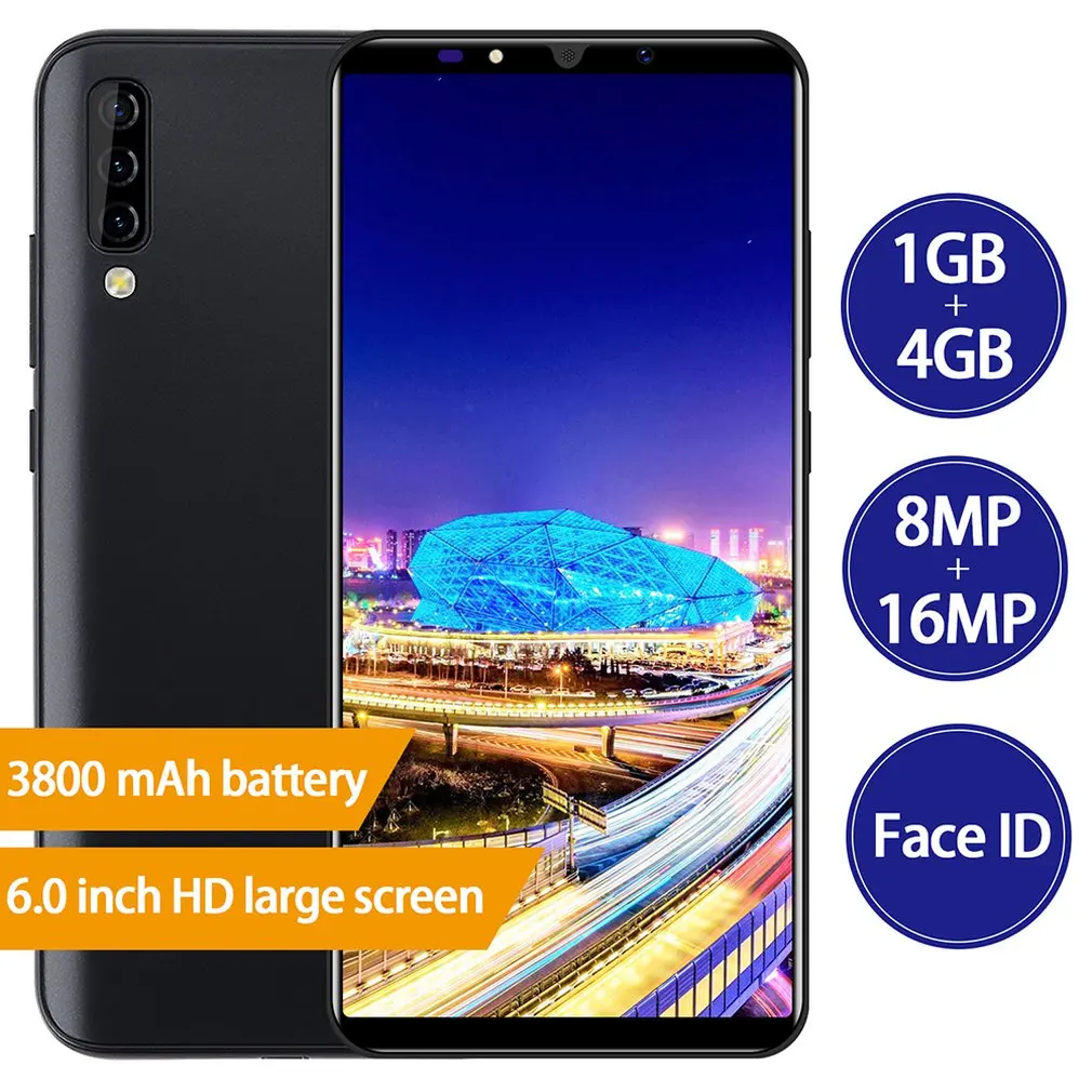 

6.0 Inch Android Smartphone 1 + 4G Support Facial Fingerprint Unlock Mtk Android Smartphone Support TF Card