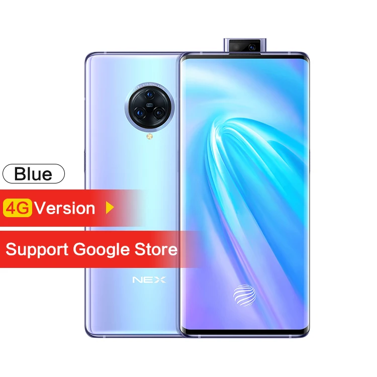 Vivo Nex 3 5G версия глобальная ПЗУ NFC 8 Гб 256 Гб Смартфон Snapdragon 855 64MP+ 13MP+ 13MP 6,8" 1080x2256 P полный экран 44W VOOC - Цвет: 4G Version 8GB 128GB