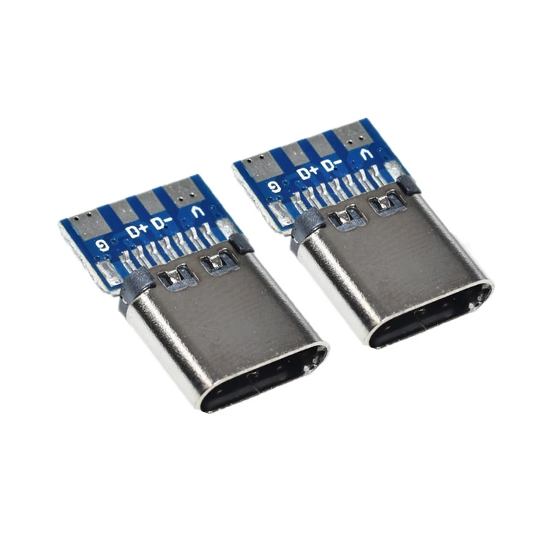 10 Pezzi Breakout Board USB 3.1 Type C - Maschio E Femmina, Saldabile, Per Cablaggi - Foto 2