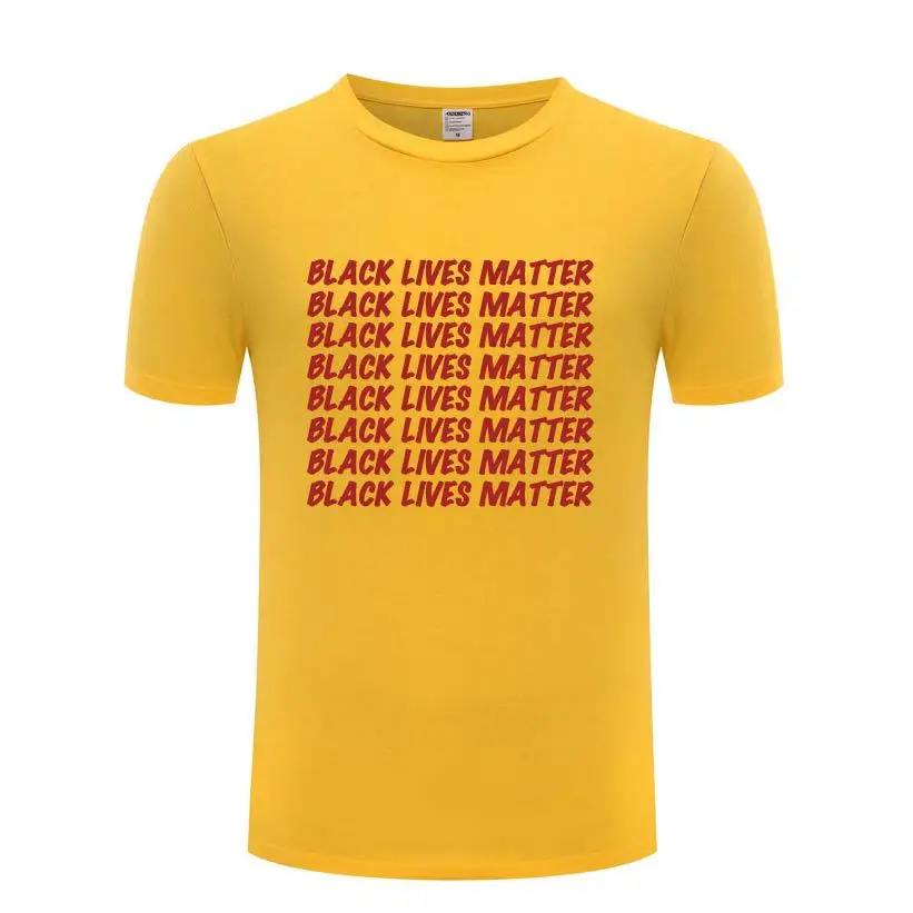 

Fashion American Protestor Plus Size Men Tshirts Street Black Lives Matter Slogan Tee and Tops Floyd Justice Clothes for Women