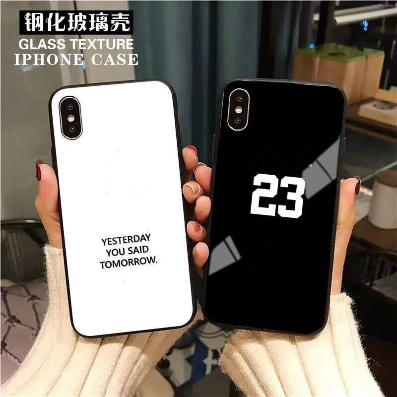 Модный мужской чехол из закаленного стекла для iPhone X XS 11 Pro Max XR 10 8 7 6 6S Plus роскошный
