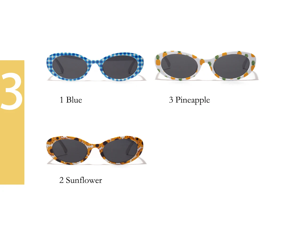 Perdurable Fashion Colorful Personalized Vintage Sunglasses