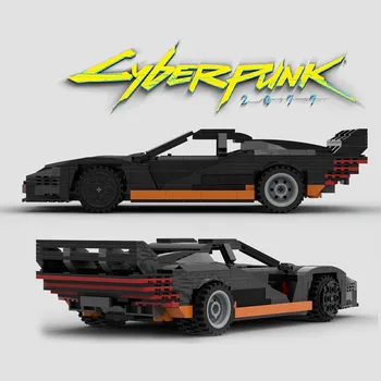 

New Technic Series Sports Car Cyberpunkes 2077 Quadra Turbo R Fit MOC-47787 Building Kits Blocks Bricks Toys Children Kids Gifts