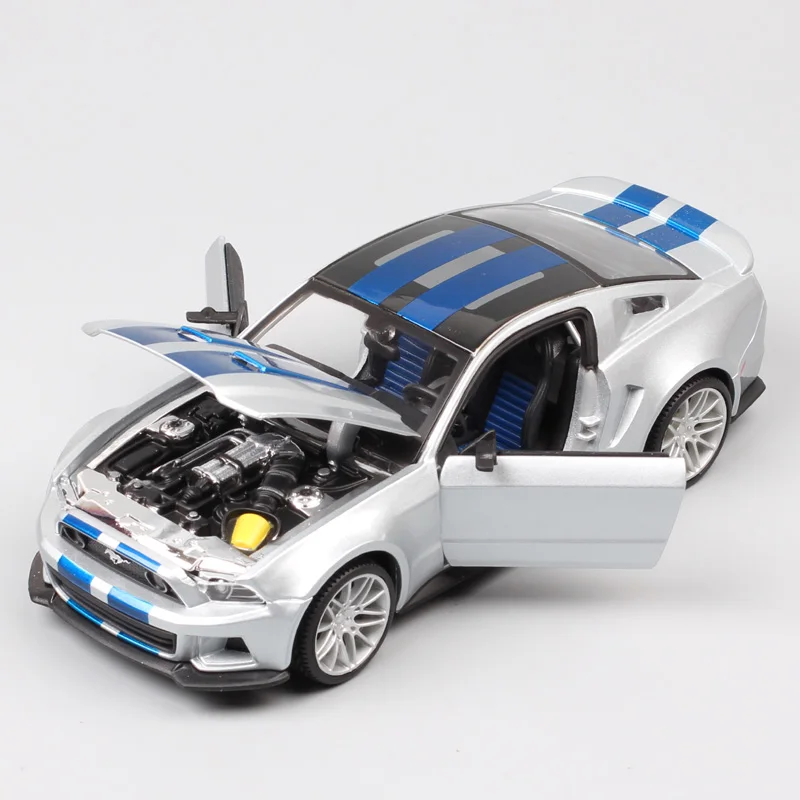 Модель автомобиля Ford Mustang GT модель машины Shelby GT500 литой автомобиль игрушки для игр