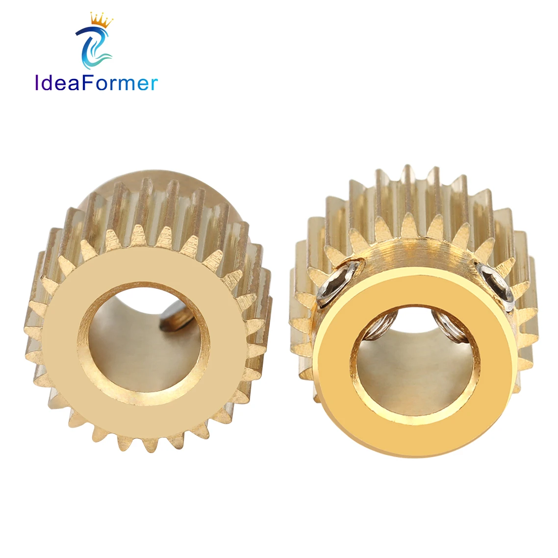 

5Pcs 3D Printer Parts Mk7 MK8 Extruder Feeder Drive Gear Brass Half-teeth Bore 5mm Diameter 11mm 26/40T Feeder Extrusion Wheel.