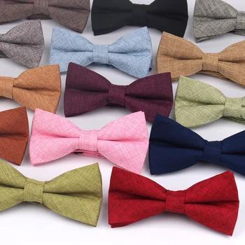 

Fashion Men Bow Tie Classic Solid Bowtie For Men Adult Bow Ties For Business Wedding Butterfly Suits Cravats Bowties