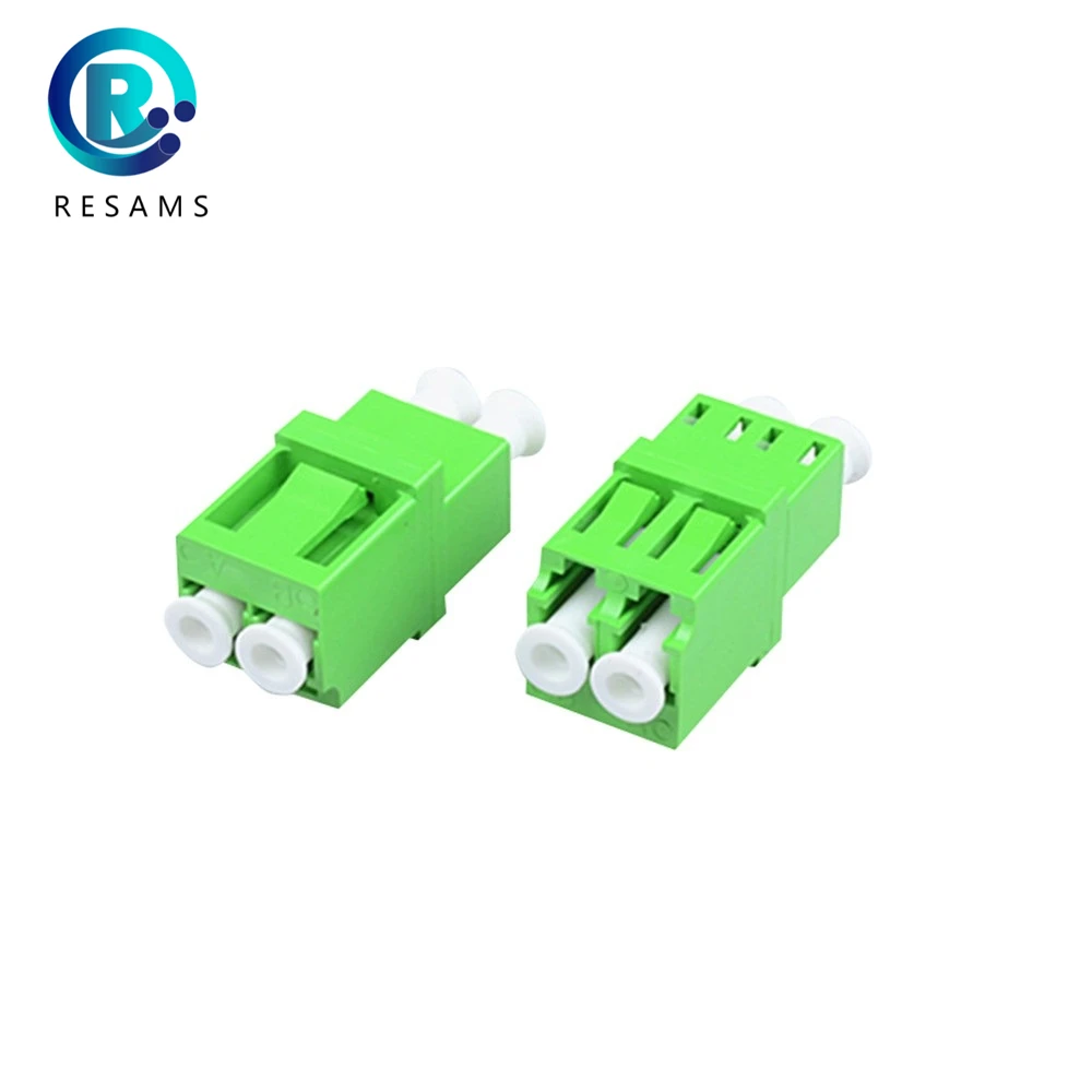 

Resams Made In China Factory Direct Sale The High Quality LC APC DX Type Fiber Optic Adapter Low Loss Transfer Flange