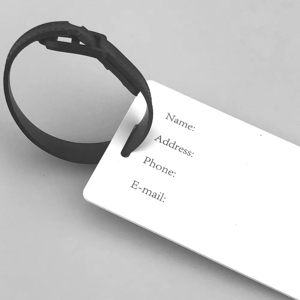 NOISYDESIGNS ПВХ Багаж багажная бирка животные кошка печать желтый чемодан идентификационный адрес Имя этикетки Прямая поставка