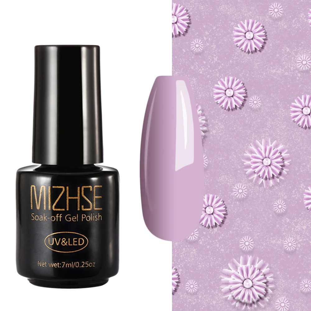 MIZHSE Гель-лак для ногтей масло Esmalte Permanente гель UV Y Led Gellak Фиолетовый Белый Черный чистый цветной Гель-лак для ногтей основа для ногтей - Цвет: XYC001