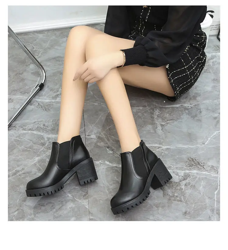 ★関税込★OPEN YY★Round Square Platform Boots ブーツ★ Open YY - Round Square Platform Boots | HBX - Globally