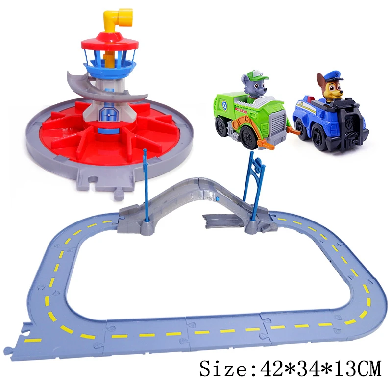Paw-Patrol-toys-set-Rescue-track-toy-Patrulla-Canina-Juguetes-Action-Figures-Patrol-Puppy-paw-Patrol