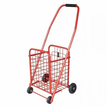 

Portable shopping stair to buy food cart small cart home collapsible light stair hand pull rod trailer