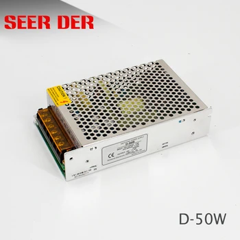 

D-50A D-50B Double output switching power supply 220V to 5V6A12V2A 50W DC voltage stabilized double-circuit transformer