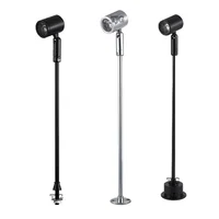 Led Showcase Light 1W 3W AC85-265V Adjustable spotlights Exhibition DC12V Led Mini Jewelry Display Light For Diamond Store 1