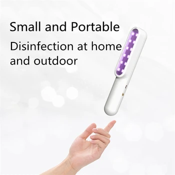 

Handheld Portable UV Disinfection Light Bar Sterilizer Germicidal Lamp Ultraviolet Disinfection Light Bulb Phone Sterilizer Home