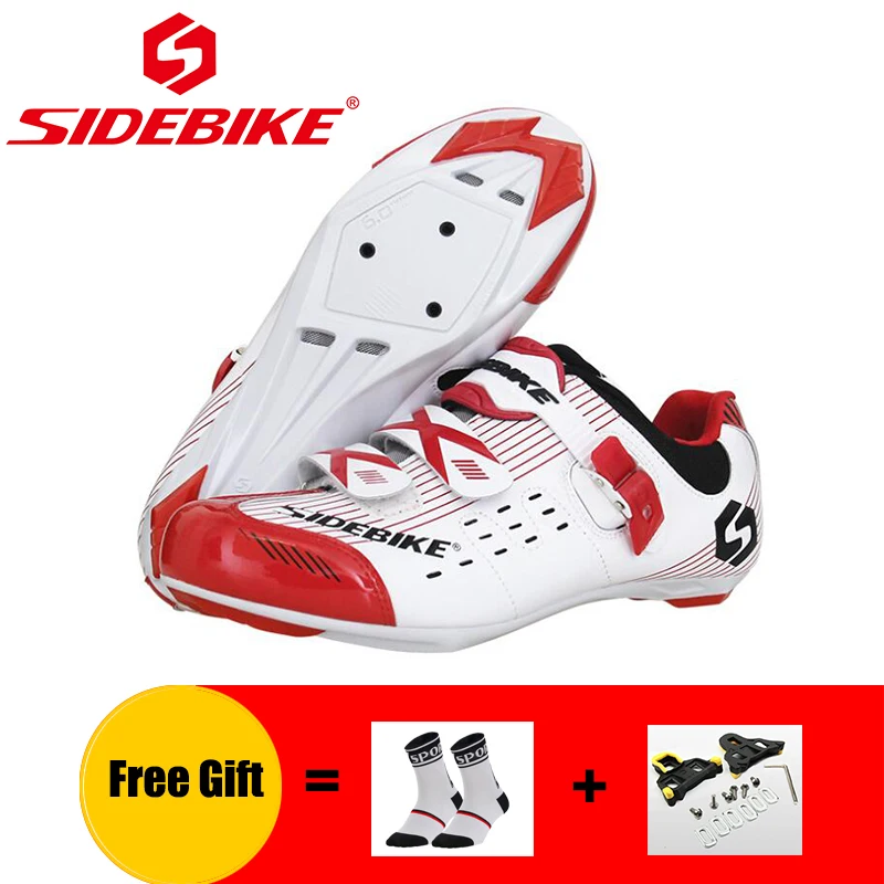 package 3 for W SIDEBIKE, обувь для шоссейного велосипеда, велосипедные педали, sapatilha ciclismo, самоблокирующиеся, дышащие, для спорта на открытом воздухе, атлетические, для езды на велосипеде, snekaers - Цвет: package 3 for W