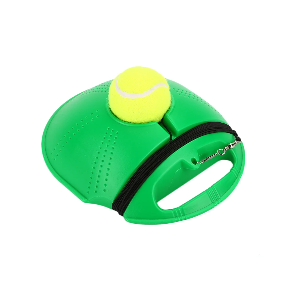Green Practical Tennis Training Tool Tennis Practice Trainer 2 Color Home Sports Movement Sparring Device Tennis Singles Linker - Цвет: Green