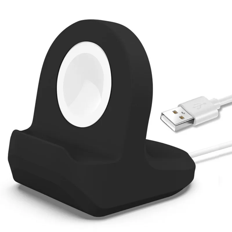 UTHAI KE suitable for apple watch charging stand iwatch watch silicone charging base phone holder for car