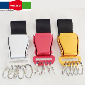 

Personalized Airplane Seat Belt Buckle Key chain Stainless Steel Aluminum Alloy Private Custom on Wall Pants Accessories